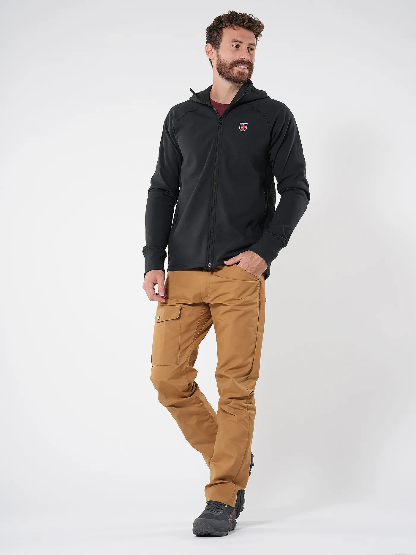 FJÄLLRÄVEN | Herren Fleecejacke Expeditone Hoodie | 